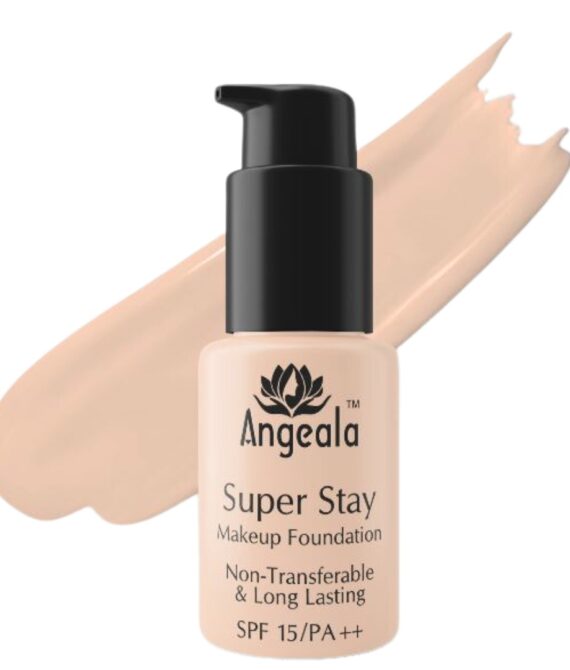 Angeala High Coverage Waterproof | Long Wear Foundation | 02 Ivory