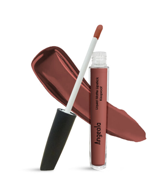 Angeala Luxe Matte Liquid Lipstick | 720 Nude Brown