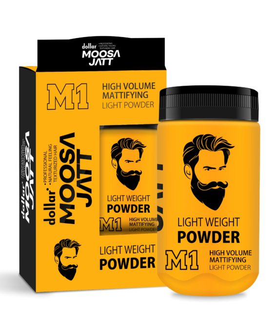 Dollar MOOSA JATT Mattifying Hair Volumizing Powder Wax 20 gm. FOR MEN